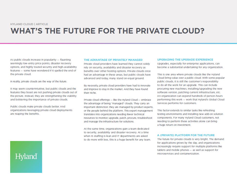 Private Cloud Vs Public Cloud Hyland Kyocera Software Document Management Thumb, Digital Office Solutions, Kyocera, Copystar, Dealer, Reseller, PA, NJ, MD, DE, Feasterville, Philadelphia