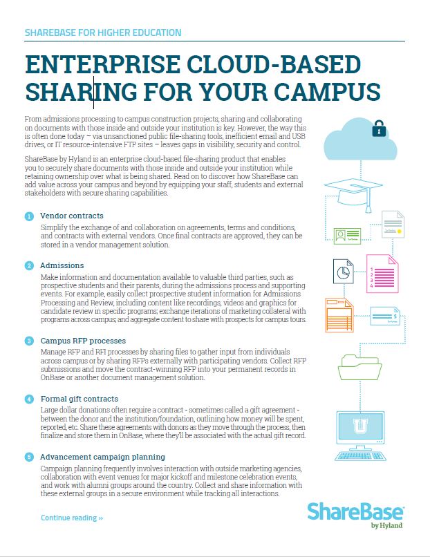 Solutions ShareBase For Higher Education Kyocera Software Document Management Thumb, Digital Office Solutions, Kyocera, Copystar, Dealer, Reseller, PA, NJ, MD, DE, Feasterville, Philadelphia